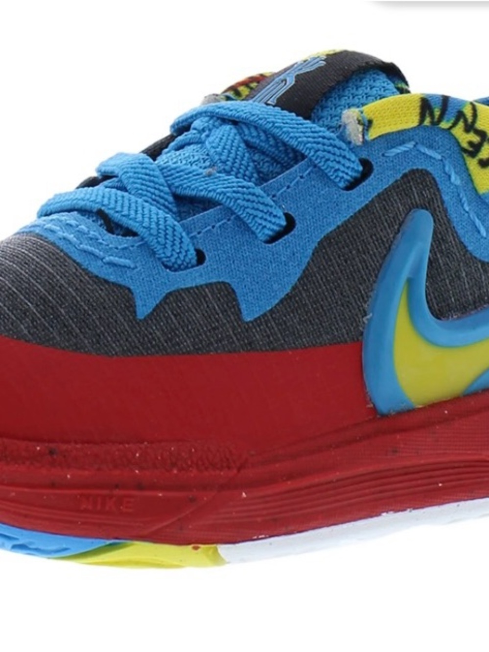 Nike Kids' Blue, Red, and Yellow Sneakers size 6 C - Picture 2 of 5